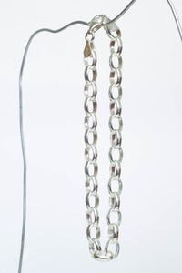 Charm Chain Bracelet – Medium Links – Sterling Silver