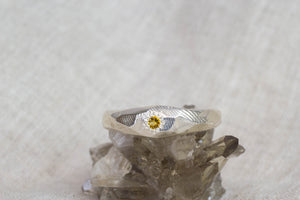 Hestia Ring - Sterling Silver with Citrine