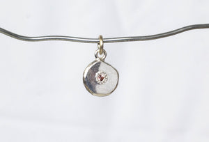 Vega Charm with Sapphire - Sterling Silver