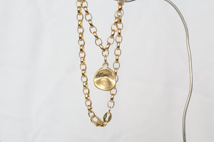 Water Drop Charm Bracelet with Diamond - 9ct Yellow Gold