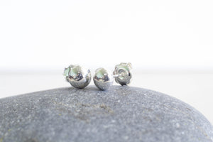 Pebble studs - Sterling Silver