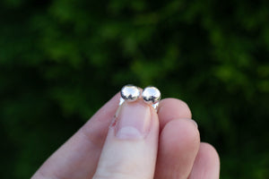 Pebble studs - Sterling Silver