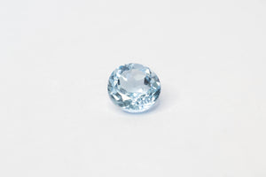 7mm 1.84 carat Round-Cut Blue Topaz