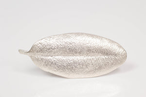 Pohutukawa Leaf Brooch - Small - Sterling Silver
