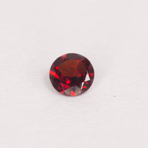 4mm 0.3 carat Round-Cut Garnet