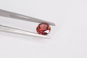 5mm 0.6 carat Round-Cut Garnet
