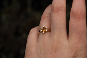 Sol Ring - 9ct Yellow Gold with Citrine