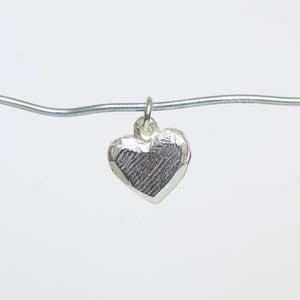 Heart Charm - Sterling Silver