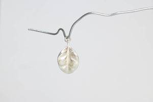 Ramarama Leaf Charm - Sterling Silver