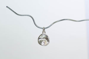 Water Drop Charm - Sterling Silver