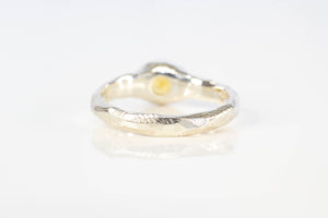 Spring Ring - Sterling Silver with Citrine