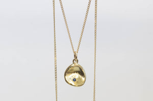 Water Drop Pendant - Yellow Gold