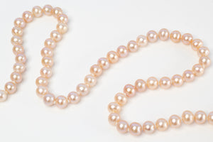 Semi-Baroque Pearl Necklace - 5mm- Natural