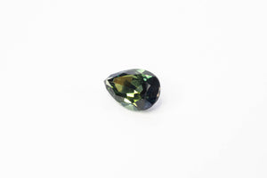 10.9x6.9mm 2.51 carat Pear-Cut Green Sapphire