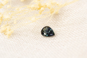8x6mm Sapphire: 1.14ct Pear - Teal
