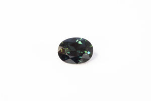 8.5x6.5mm 1.7 Carat Oval-Cut Teal Sapphire