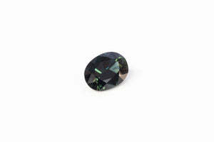 8.5x6.5mm 1.7 Carat Oval-Cut Teal Sapphire