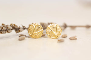 Vena Studs - Gold Plated