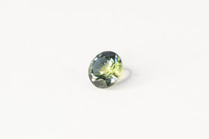 6mm 1.0 carat Round-Cut Green Pharoah Eye Sapphire