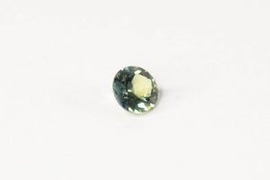 6mm 1.0 carat Round-Cut Green Pharoah Eye Sapphire