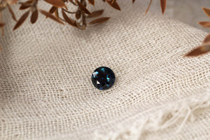 5.9mm Sapphire:  0.82ct Round - Teal