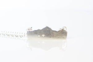 Southern Alps Pendant - Sterling Silver