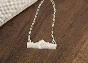 Southern Alps Pendant - Sterling Silver