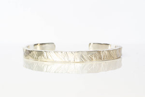 Bark Cuff - Sterling Silver