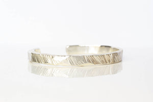 Bark Cuff - Sterling Silver