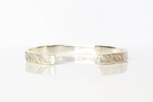 Bark Cuff - Sterling Silver