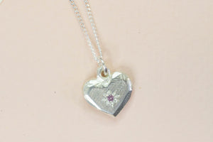 Heart Pendant - Sterling Silver