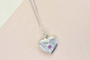 Heart Pendant - Sterling Silver