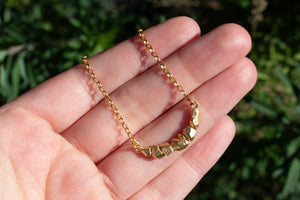 Boulder Necklace - Gold Plated