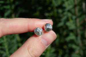 Boulder Studs - Sterling Silver