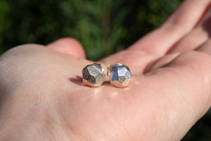 Boulder Studs - Sterling Silver