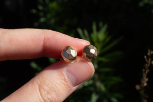 Boulder Studs - 9ct Yellow Gold