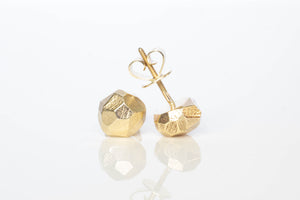 Boulder Studs - 9ct Yellow Gold