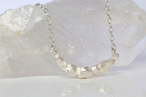 Boulder Necklace - Sterling Silver