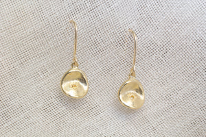 Water Drop Earrings - Yellow Gold