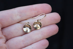 Water Drop Earrings - Yellow Gold