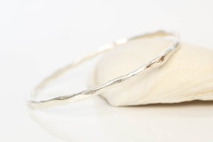 Ripple Bangle - Sterling Silver