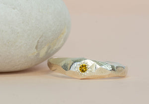 Hestia Ring - Sterling Silver with Citrine