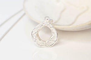 Tidepool Pendant - Sterling Silver