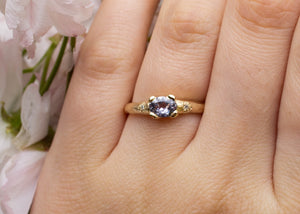 Argus Ring - 9ct Yellow Gold with Lavender Sapphire