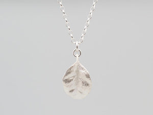 Ramarama Leaf Pendant - Sterling Silver
