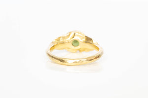 Persephone Ring - 18ct Yellow Gold with Green Sapphire