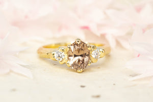 Helios Ring - 18ct Yellow Gold with Zircon and Diamonds