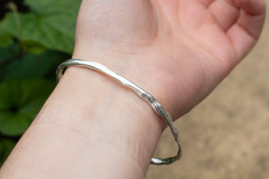 Ripple Bangle - Sterling Silver