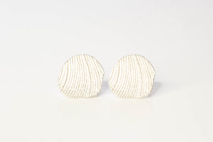 Beach Studs - Large - Sterling Silver