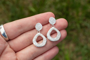 Tidepool Earrings - Sterling Silver